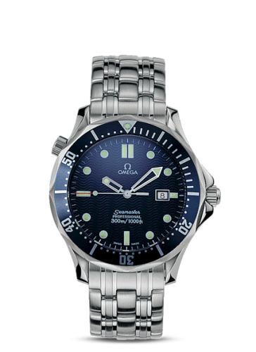 Omega Seamaster Diver 300M Quartz 41 Stainless Steel / Blue / Bracelet / James Bond